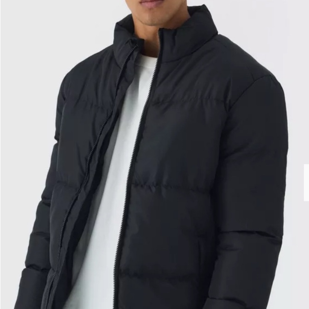 Men's Black Puffer Jacket